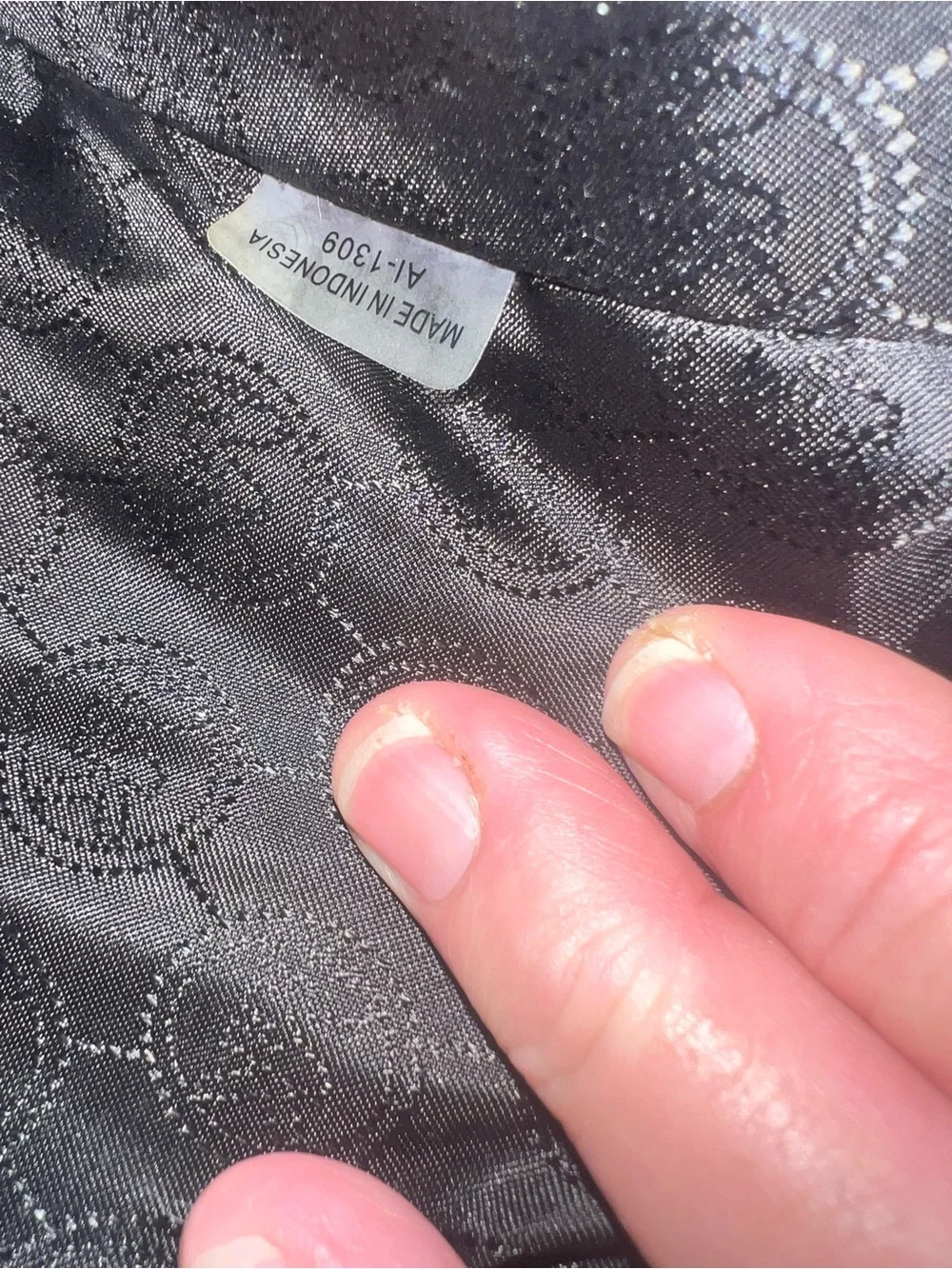 Michael Kors Black Saffiano Leather Satchel with Grommet Trim